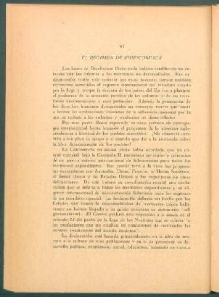 XI El régimen de Fideicomisos
