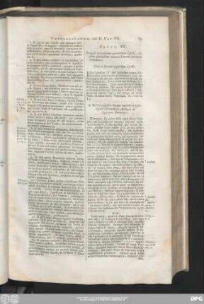Caput. VII. Exegesis quorundam capitulorum Cyrilli, adiectis quibusdam aliorum Patrum sententiis orthodoxis.