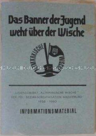 Informationsheft zum Jugendobjekt "Altmärkische Wische"