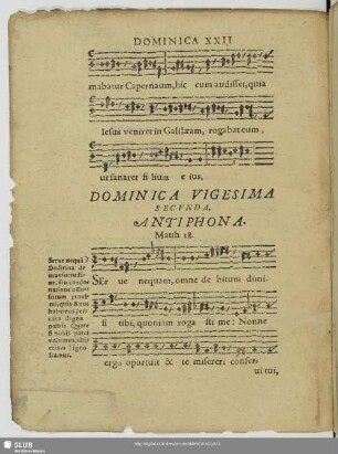 Dominica vigesima secunda post trinitatis