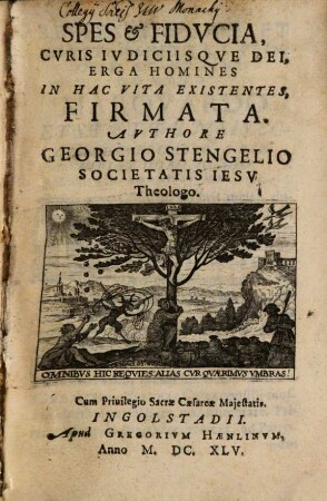 Spes et Fiducia curis iudiciisque Dei erga homines firmata