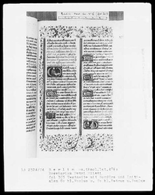 Breviarium Petri Mileti — ---, Folio 303rectoBuchseite