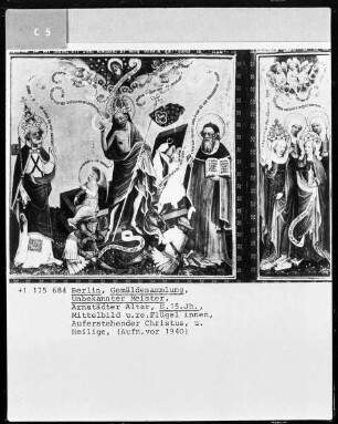Arnstädter Altar — Auferstehung Christi
