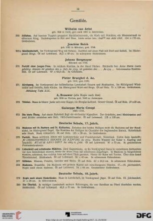 Gemälde, Graphische Arbeiten, Bücher (Nr. 569-637)