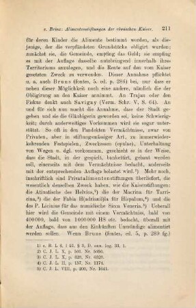 Zu den Alimentenstiftungen der römischen Kaiser