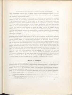 II. Methode der Untersuchung.