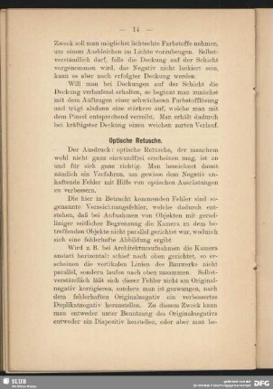 Optische Retusche