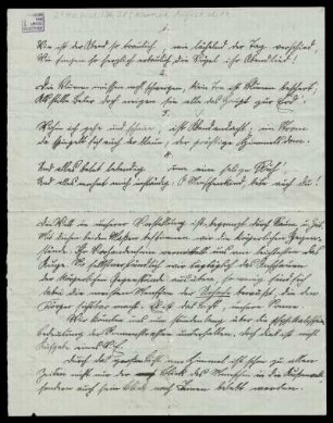 Brief von August Wilhelm Albrecht an Wilhelm Schwaner