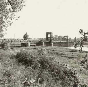 Magdeburg, Eisenbahnbrücke, Hubbrücke