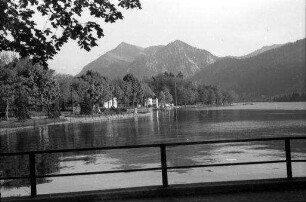 Schliersee: Schliersee, Vordergrund Geländer