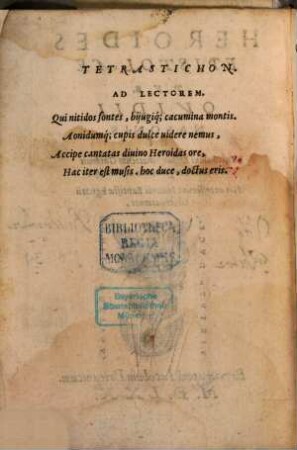 Heroides epistolae