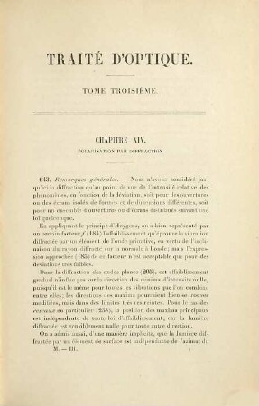Traité d'optique, 3