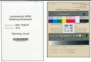 Entnazifizierung Ernst Rammes , geb. 22.08.1913 (Angestellter)