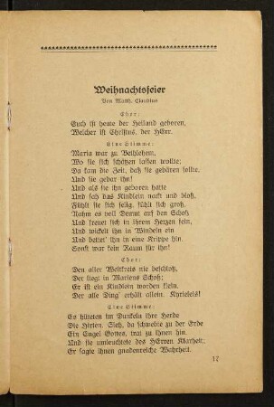 Weihnachtsfeier