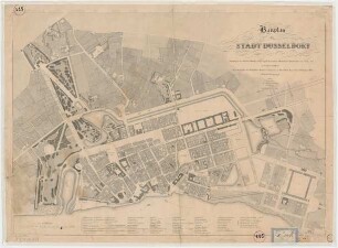 Bauplan der Stadt Düsseldorf