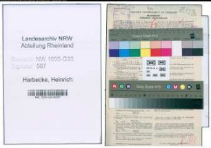 Entnazifizierung Heinrich Harbecke , geb. 25.02.1898 (Lehrer)