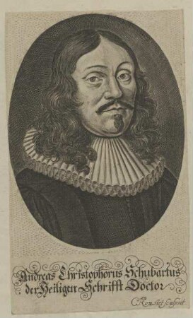 Bildnis des Andreas Christophorus Schubartus