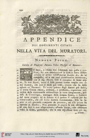 Appendice dei documenti citati