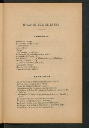 Obras de Luis de Larra