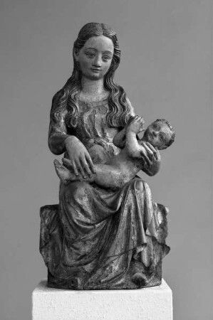 Sitzende Madonna mit Kind