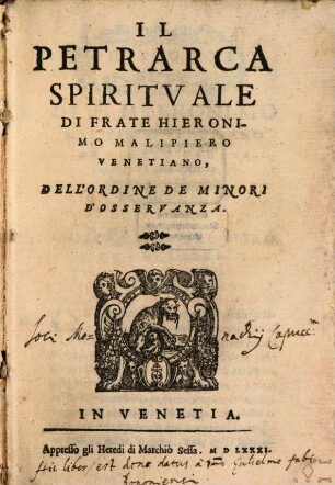 Il Petrarca Spirituale