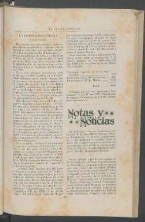 La emigración cubana á Cayo Hueso.