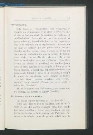 La aurora de la cabaña