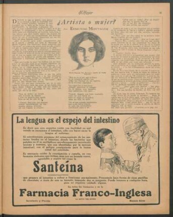 ¿Artista o mujer?