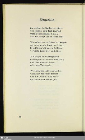 Ungeduld