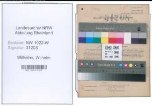 Entnazifizierung Wilhelm Wilhelmi , geb. 10.10.1900 (Arbeiter)