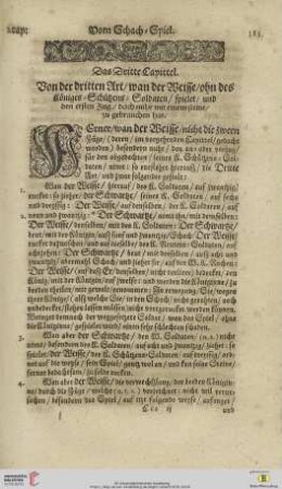 Das dritte Kapittel