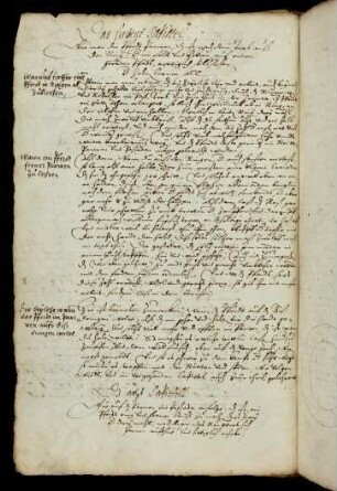 16v-18r Siebentes und achtes Capitel, mit Federzeichnungen