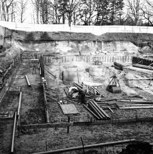 Hallenbad Bad Oldesloe: Konrad-Adenauer-Ring: Baugrube