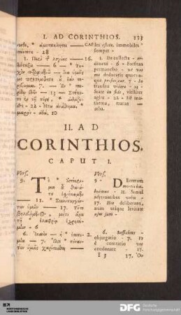 II. Ad Corinthios.