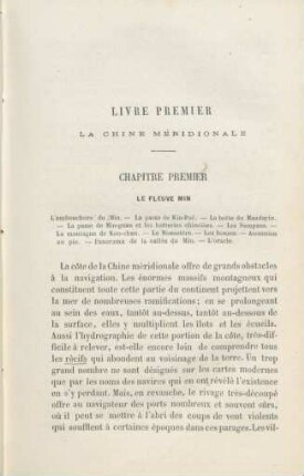 Livre Premier La Chine Méridionale