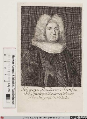 Bildnis Johann Theodor Heinson