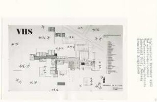 Heimvolkshochschule, Berlin-Dahlem (Diplomarbeit bei Peter Poelzig): Grundriss Erdgeschoss 1:200