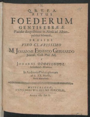 Ritus Foederum Gentis Ebraeae