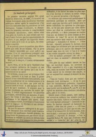 Le malade principal.