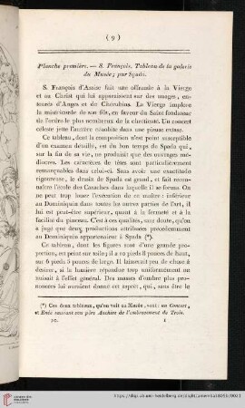 Planche première - Planche soixante-douzième [inkl. Tafelbeschreibung]