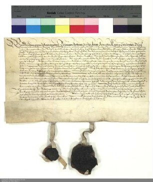 Lehenbrief Wolfgangs [Schutzbar gen. Milchling], Abt von Fulda, für Kaspar Schutzbar genannt Milchling über das Dorf Herbstein [Gem. im Volgelsbergkrs.] mit Zent und Landgericht