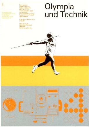 Olympische Spiele 1972 (Kulturprogramm). Titel: Olympia und Technik