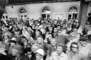 Singen: Empfang im Bahnhof