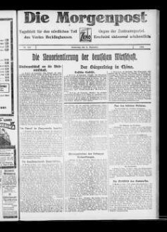 Die Morgenpost. 1924-