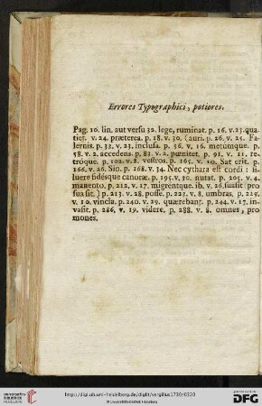 Errores typographici, potiores