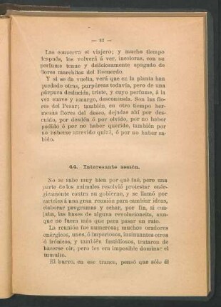 44. Interesante sesión.