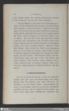 V. Schmecks-Dobschau