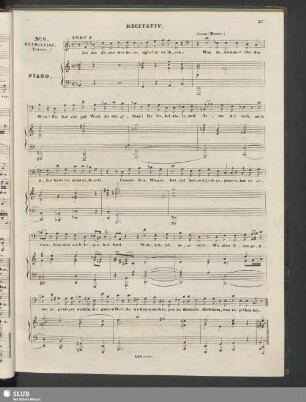 No. 8 Recitativ: Da das Jesus merkete