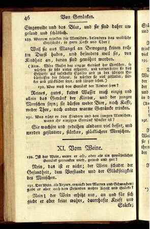 XI. Vom Weine.