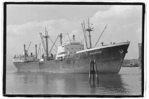 Bischofstor (1955), Frachtschiff, Schlüssel Reederei GmbH & Co. KG, Bremen, Bau-Nr. 283